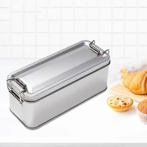 Cream crackers tin nut storage - crackers,