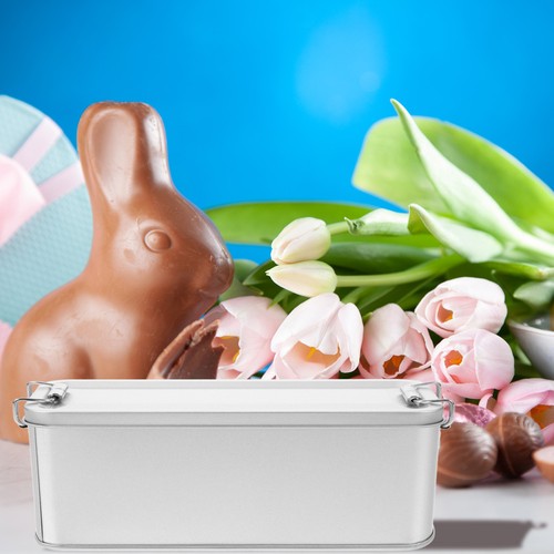 Cream crackers tin nut storage - tin,