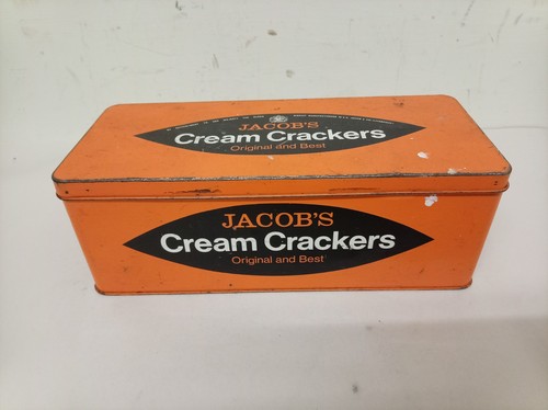 Vintage jacobs cream crackers - cream,